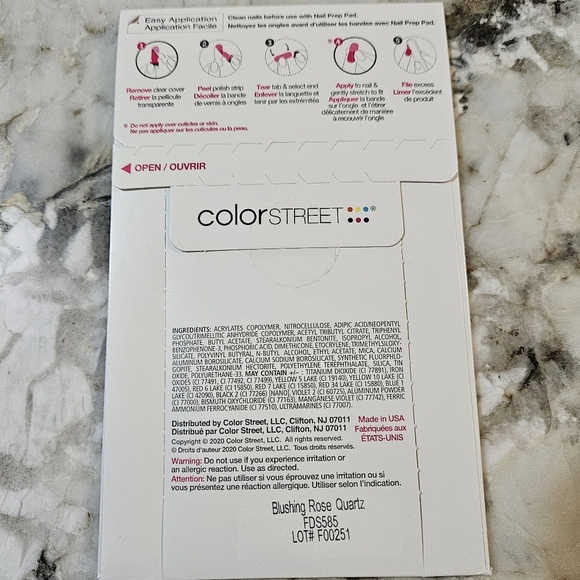 Color Street Nail Polish Strips-Retired-Blushing Rose Quartz - Picture 3 of 3